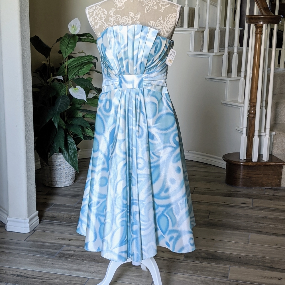 NWT Badgley Mischka Strapless Dress sz 0